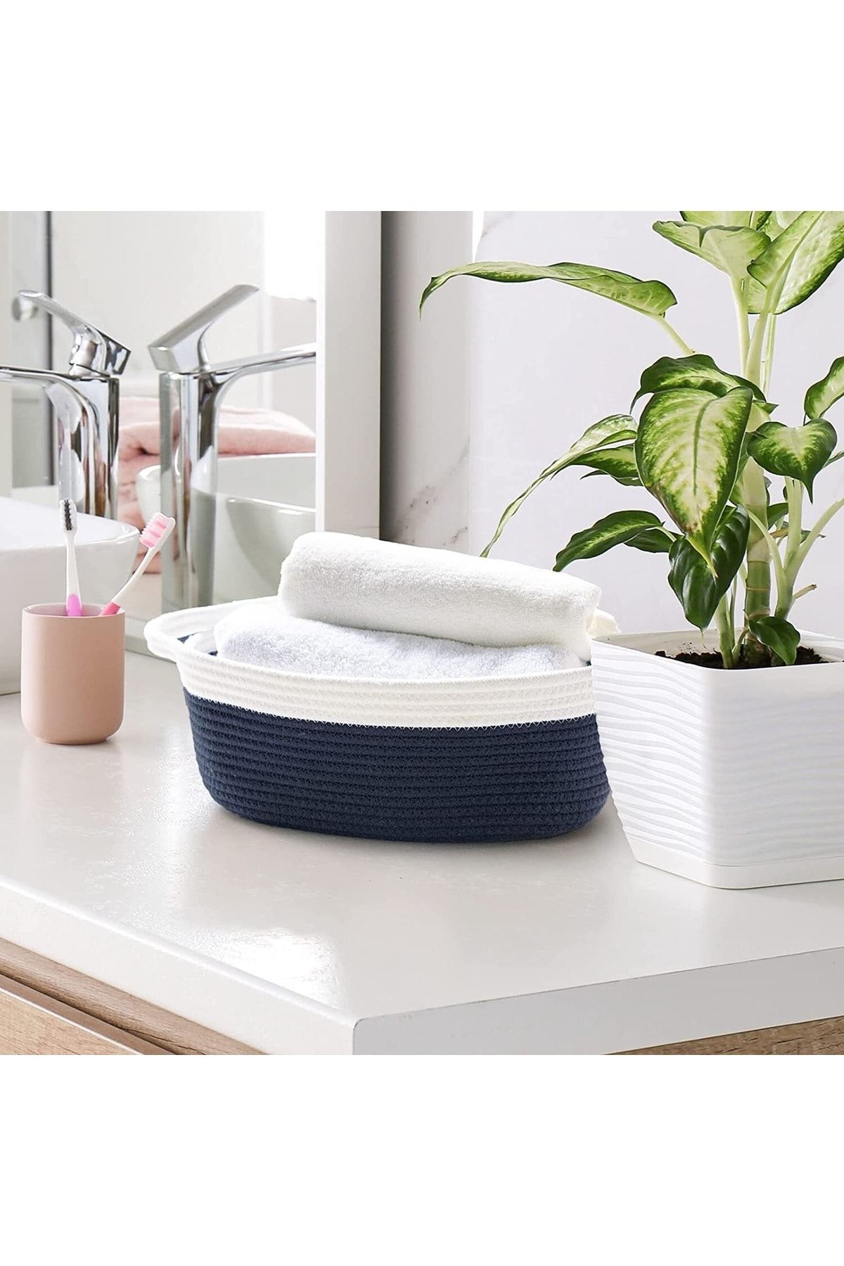 Oval Jüt Düzenleyici Sepet 30cm X 12cm - Görsel 3