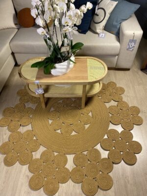 Alternative view of Asteraceae Jüt Hasırlı Örgü Kilim