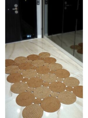 Alternative view of Kopya - Blackthorn Dikdörtgen Jüt Siyah Kilim