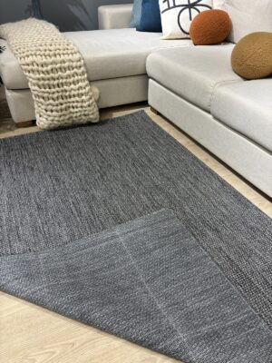 Alternative view of Cooper Kaydırmaz Taban Dikdörtgen Yıkanabilir Sisal Bordürlü Jut Hasır Şönil Halı