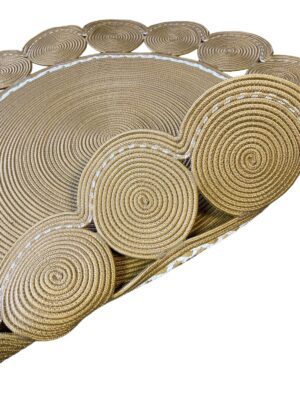 Alternative view of Daisy Özel Üretim Jüt El Dokuması Kilim