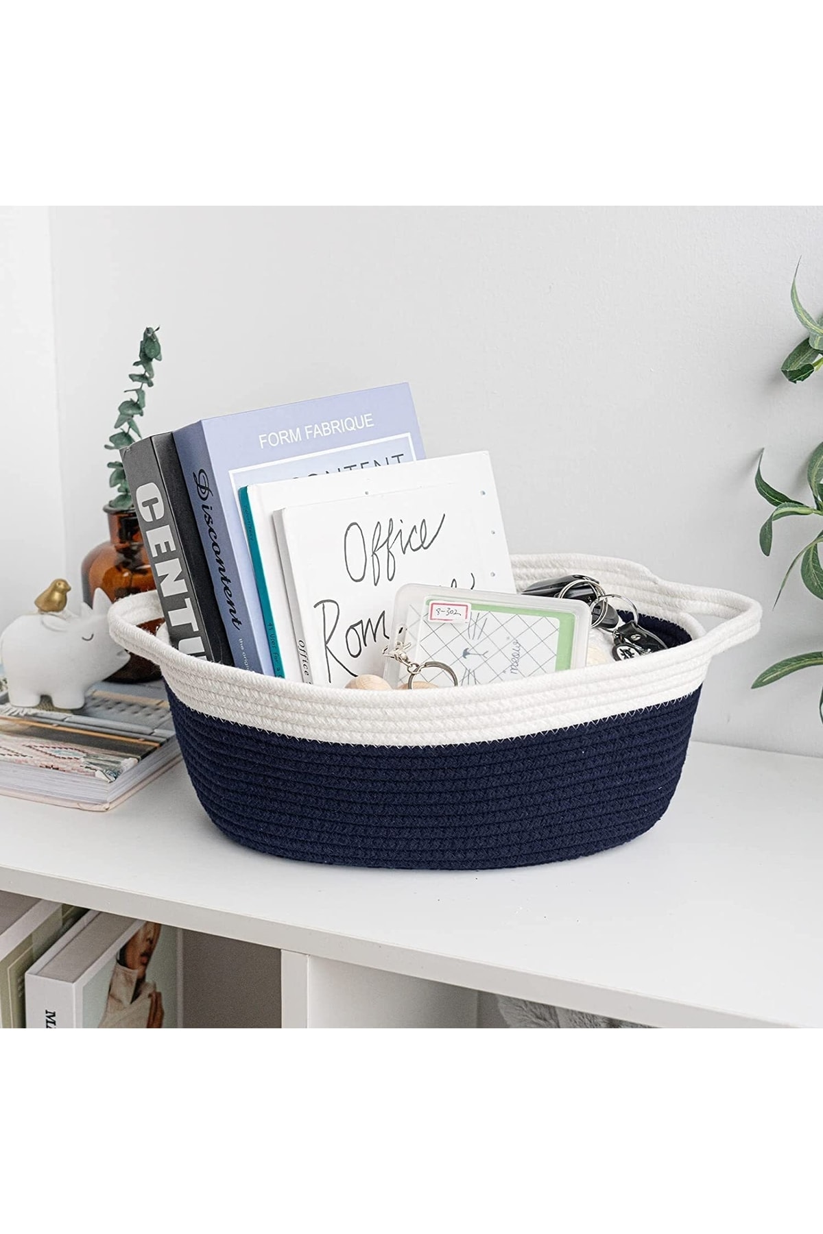 Oval Jüt Düzenleyici Sepet 30cm X 12cm - Görsel 4