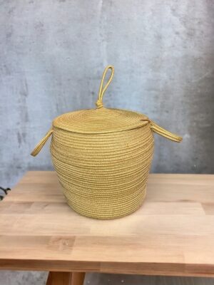 Alternative view of Honeypot Kapaklı Çok Amaçlı Dekoratif Jüt Sepet