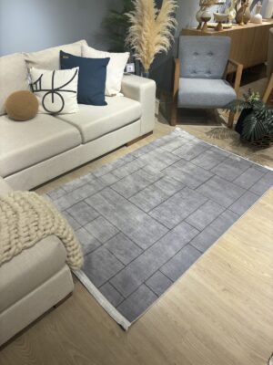 Alternative view of Elite Serisi Bambu Tuşeli Modern Makine Halısı