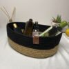 Oval Tekli Jüt Hasır Sepet