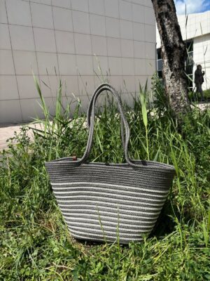 Alternative view of Summer Hasır Görünümlü Plaj Çantası