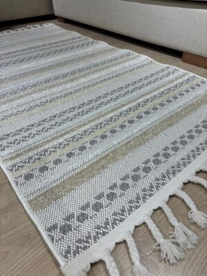 Alternative view of Pepuza Kaydırmaz Taban Yıkanabilir Özel Dokuma Şönil Halı Kilim
