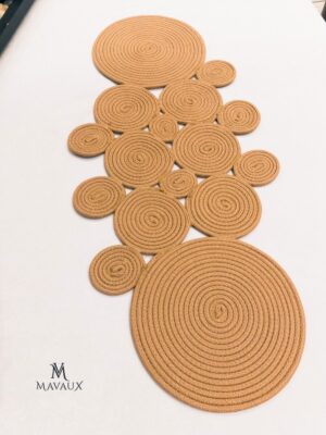 Alternative view of 40 X 90cm Hasır Jüt Halat Salon Sehpa Örtüsü, Mutfak Masa Örtüsü / Runner / Ranır