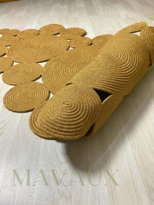 Alternative view of , Dekoratif, Jüt Örme Naturel Halı, Yolluk, Paspas, Kilim.