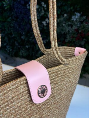 Alternative view of Sardinia Kapaklı Handmade Hasır Tote Plaj ve Günlük Çanta Yazın Modası