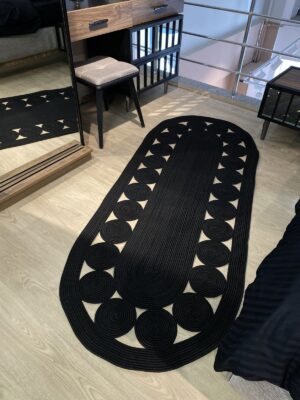 Jüt Hasırlı El Örgüsü Kilim