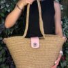 Sardinia Kapaklı Handmade Hasır Tote Plaj ve Günlük Çanta Yazın Modası