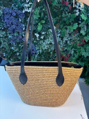 Alternative view of Bondi Hasır Fermuarlı İç Cepli Plaj Çantası