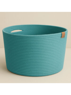 Camatschua Dekoratif Hasır (40×30 cm) Halat Sepet – Çok Amaçlı Saklama & Düzenleme Sepeti