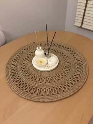 Alternative view of Arion Hasır Jüt Yuvarlak Runner 60x60