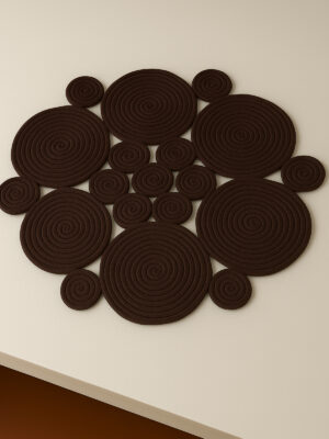 Alternative view of Mercury Hasır Jüt Yuvarlak Runner 65x65