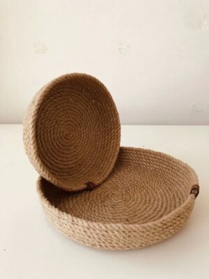 Hasır Sepet 2 Li Takım