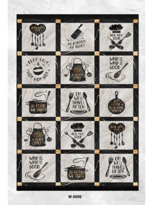 Alternative view of Chef Koleksiyon Mutfak Halıları, Mutfak Yollukları, Kaymaz Pamuk Taban Yıkanabilir Halılar