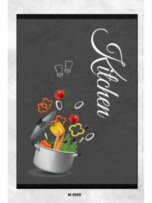 Alternative view of Chef Koleksiyon Sebzeli Mutfak Halıları, Mutfak Yollukları, Kaymaz Pamuk Taban Yıkanabilir Halılar