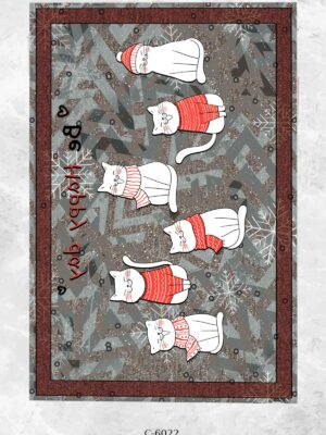 Alternative view of Dijital Baskı Kaymaz Taban Makinede Yıkanabilir Şirin Kedicikli Desenli Çocuk Odası Halısı