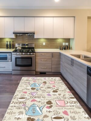 Chef Koleksiyon Mutfak Halıları, Mutfak Yollukları, Kaymaz Pamuk Taban Yıkanabilir Halılar