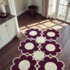 Forma Hasır Jut Desenli Özel Seri Şık Modern Kilim Salon Antre Yolluk Modern