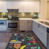 Chef Koleksiyon Mutfak Halıları, Mutfak Yollukları, Kaymaz Pamuk Taban Yıkanabilir Halılar