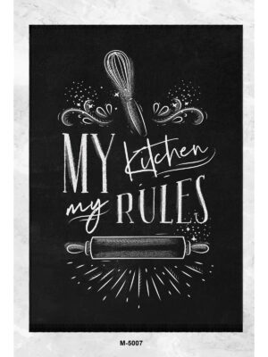 Alternative view of Chef Koleksiyon My Rules Mutfak Halıları, Mutfak Yollukları, Kaymaz Pamuk Taban Yıkanabilir Halılar