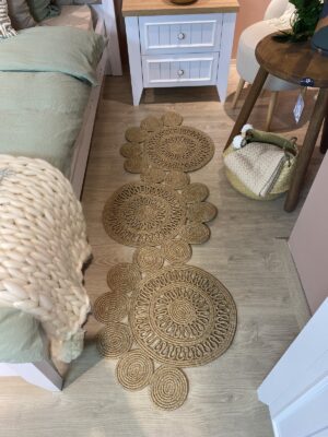 Snake Hasır Jüt Bej Yolluk Halı Kilim – görsel 21