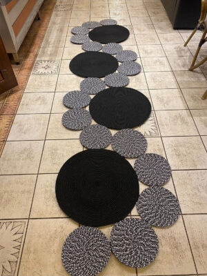 Snake Hasır Jüt Bej Yolluk Halı Kilim – görsel 24