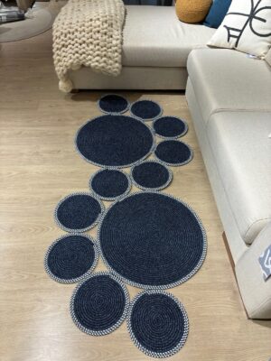 Snake Hasır Jüt Bej Yolluk Halı Kilim – görsel 37
