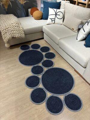 Snake Hasır Jüt Bej Yolluk Halı Kilim – görsel 39