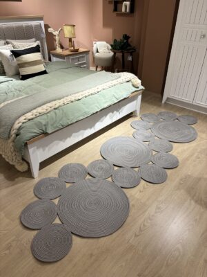 Snake Hasır Jüt Bej Yolluk Halı Kilim – görsel 59
