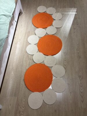 Snake Hasır Jüt Bej Yolluk Halı Kilim – görsel 65