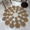 Elora Doğal Hasır Jüt Kilim El Dokuması Özel Tasarım Salon Yatak Odası Koridor Kullanıma Uygun