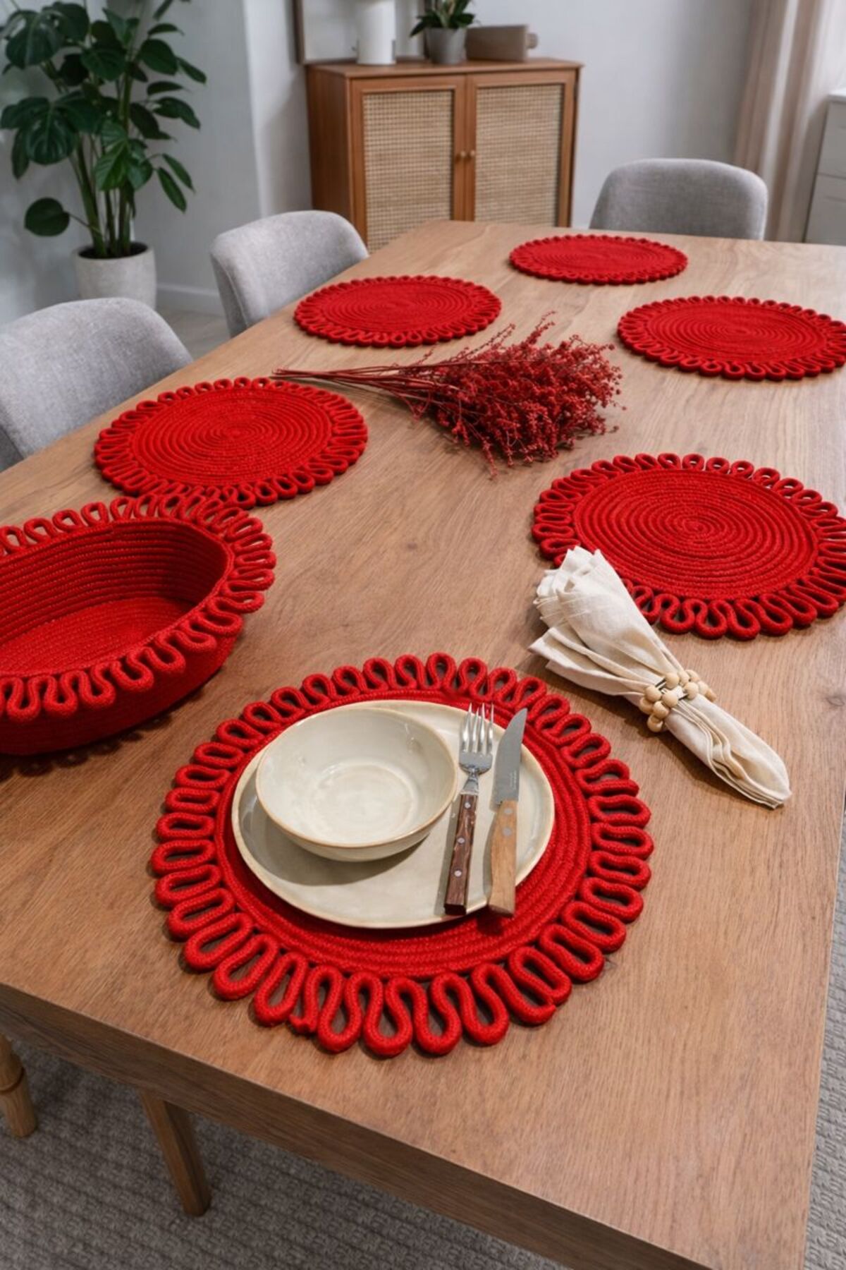 Alternative view of Galaxy Modern Jüt Supla Ve Ekmeklik 7'li set