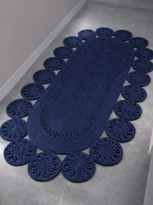 Alternative view of Marguerite Özel Tasarım Hasır Jüt Kilim – Koridor, Antre ve Salon Halısı Yolluk