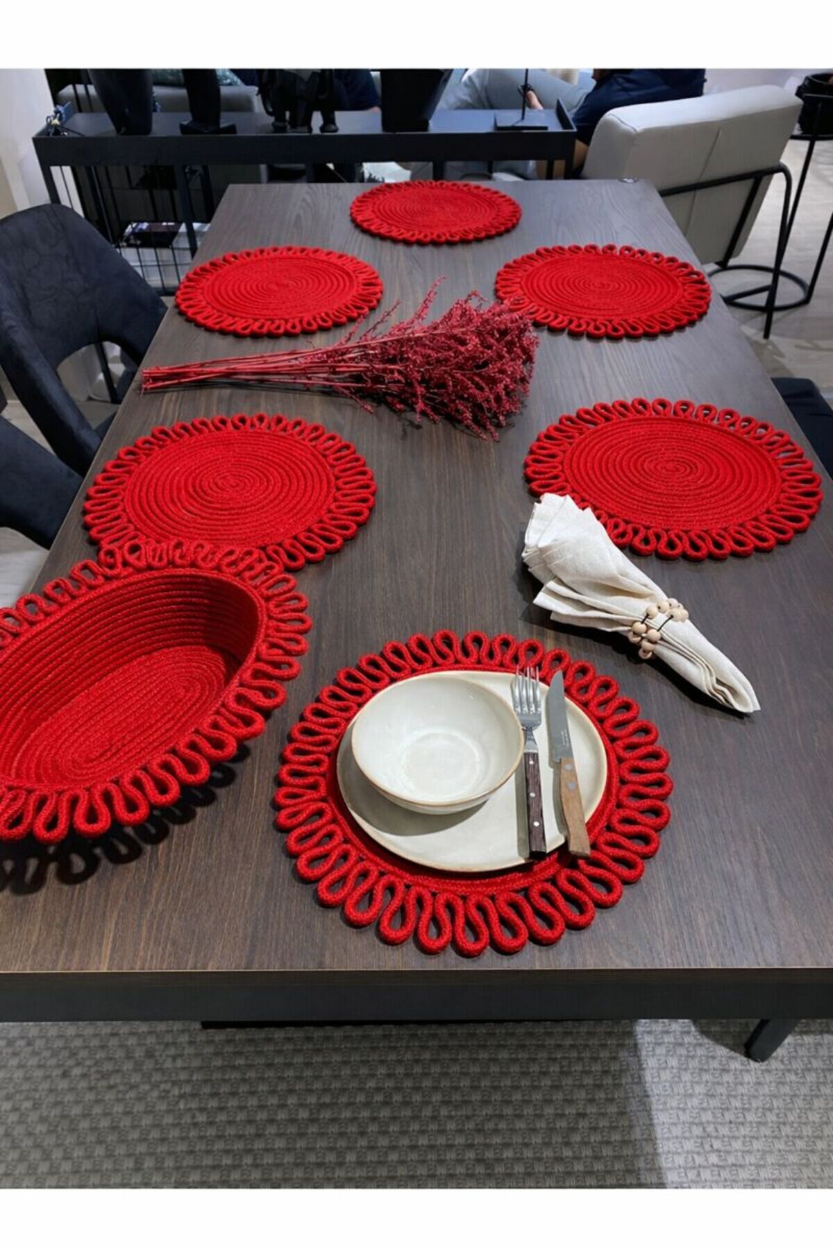 Galaxy Modern Jüt Supla Ve Ekmeklik 7'li set