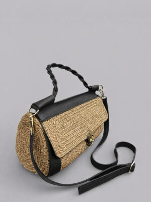 Alternative view of Valerie Ekstra Hafif Yumuşak Halat ve Hakiki Deri Detaylı Hasır Kadın El Çantası