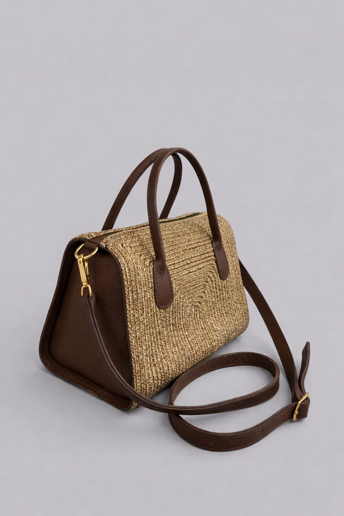 Corda Ekstra Hafif Halat Örgü Hakiki Deri Detaylı Kadın El ve Omuz Çantası