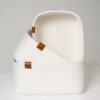 Incienso 3'lü dikdörtgen jüt sepet - organik pamuk dokuma