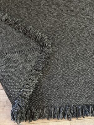 Nil Serisi doğal halat kilim bej renk püsküllü modern salon yer kilimi