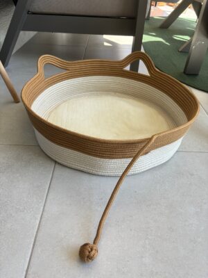 Pawly 55×55 cm Peluş İç Yüzeyli Evcil Hayvan Yatağı – Kaymaz Tabanlı Kedi & Küçük Irk Köpek Yatağı Medium – görsel 23