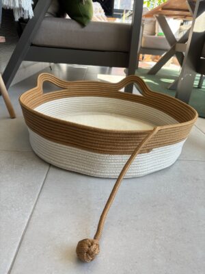 Pawly 55×55 cm Peluş İç Yüzeyli Evcil Hayvan Yatağı – Kaymaz Tabanlı Kedi & Küçük Irk Köpek Yatağı Medium – görsel 24