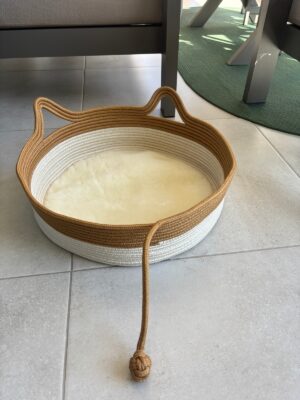 Pawly 55×55 cm Peluş İç Yüzeyli Evcil Hayvan Yatağı – Kaymaz Tabanlı Kedi & Küçük Irk Köpek Yatağı Medium – görsel 26