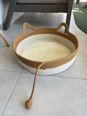 Pawly 55×55 cm Peluş İç Yüzeyli Evcil Hayvan Yatağı – Kaymaz Tabanlı Kedi & Küçük Irk Köpek Yatağı Medium – görsel 28