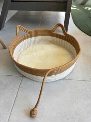 Pawly 55×55 cm Peluş İç Yüzeyli Evcil Hayvan Yatağı – Kaymaz Tabanlı Kedi & Küçük Irk Köpek Yatağı Medium – görsel 29