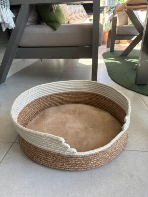 Pawly 55×55 cm Peluş İç Yüzeyli Evcil Hayvan Yatağı – Kaymaz Tabanlı Kedi & Küçük Irk Köpek Yatağı Medium – görsel 38