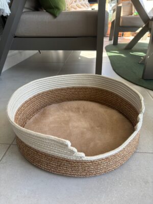 Pawly 55×55 cm Peluş İç Yüzeyli Evcil Hayvan Yatağı – Kaymaz Tabanlı Kedi & Küçük Irk Köpek Yatağı Medium – görsel 39