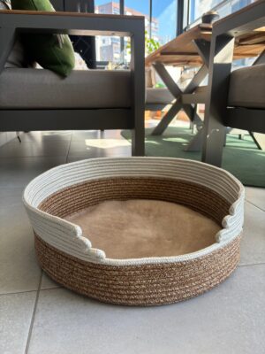 Pawly 55×55 cm Peluş İç Yüzeyli Evcil Hayvan Yatağı – Kaymaz Tabanlı Kedi & Küçük Irk Köpek Yatağı Medium – görsel 42